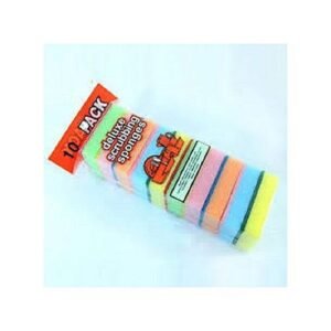 Deluxe Colourful Foam SPonge Scourers