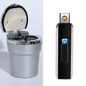 Electric Cigar Lighter + Ash Tray