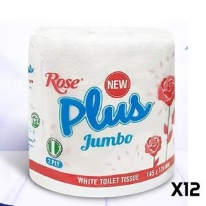 Rose Plus Jumbo Tissue Paper- (1 Bag Of 12 Pieces)