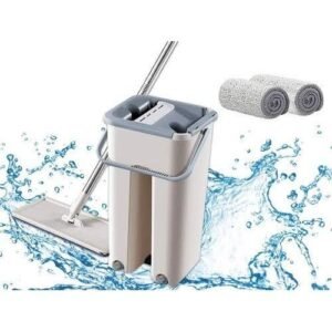 ROTATABLE FLAT SCRATCH MOP Wt SQUEEZE Bc & EXTRA MICROFIBER
