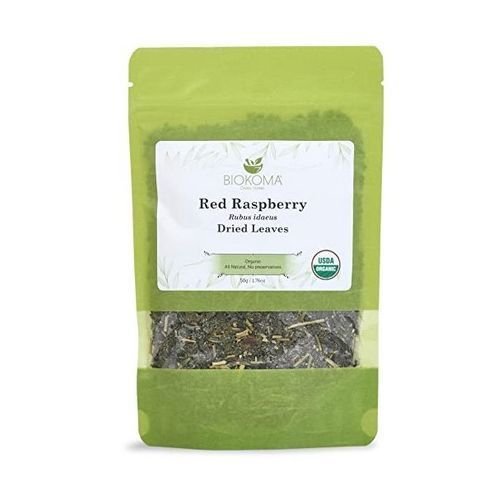 Biokoma Dried Herbs Raspberry Leaves (Rubus Idaeus) Dried Leaves 50g (1.76oz)