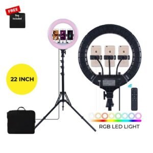 22'' Unique RGB Selfie RingFill Led Light & Projection Stand