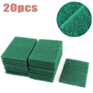 Dish Washing Green Sponge/Scouring Pad - 20 Pieces