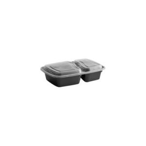 20pcs Two Sided Plastic Food Bowl +Cover & Microwaveable