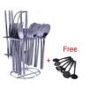 24 Pieces Dinning Cutlery Set  + 6 Pieces Cooking Spoon