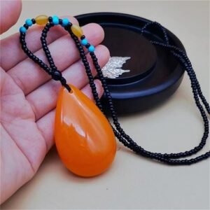 Jade Amulet Men's And Women's Necklaces Natural Hand-carved Jewelry Pendant Gifts