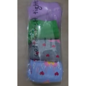 4 Pairs Cotton Rich Tights Pop Socks -Protect Kids Cold/Dirt