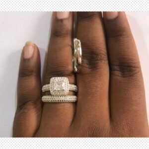 Lopez  Diamond Stone Bridal Set