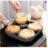 4 Holes Non-stick Omelette Masa- Cake, Bacon And Burger Pan