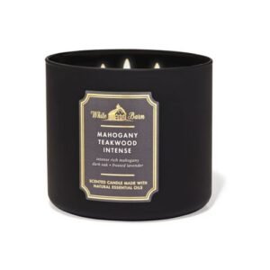 Bath & Body Works Mahogany Teakwood Intense 3 Wick Candle