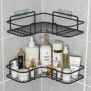 Bathroom Corner Storage Shelf Rack Holder Non-rust 1pcs