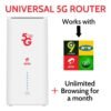 Airtel Unlocked Airtel 5G LTE Universal WiFi Router Works With All Network Sim Card And Comes With Unlimited Browsing For A Month