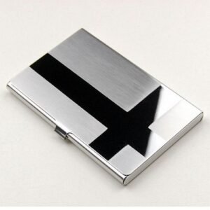 Metal  Business Card Wallet Holder-Silver
