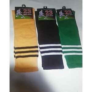 3 Pairs -Long Sport + Exercise Or Camping Socks+3 Face Towel
