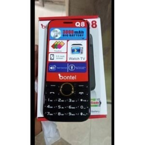 Bontel Q8-3.5inch ScreenTorch Light Analog TV,TRIO SIM-black