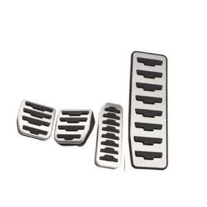 Car Foot Pedals Covers For Land Rover Range Rover Evoque L538 ~ Car Brake Clutch Foot Pedals Pads Acessories No Drilling
