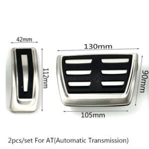 Car Pedal Pads For Audi A8 D5 No Drilling Non Slip Stainless Steel At Foot Pedal Pad Covers Acessories