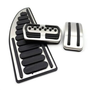 Car Foot Pedal Pads For Ford Focus Mk3 Acessories 3 ~ No Drilling Car Brake Clutch Pedal Set Metal Pads Covers Part