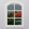 White Arch Wooden Dollhouse Windows Frame 6 Pane Acessories DIY