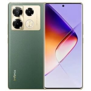 Infinix Note 40 Pro+ - 6.78" (12+12GB RAM, 256GB ROM) Android 14 (108/2/2)MP + 32MP Selfie - 5G - Dual Sim - 4600mAh - Vintage Green