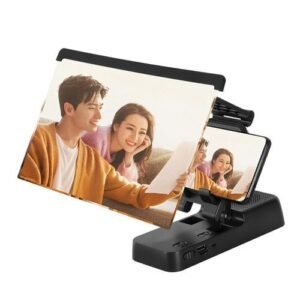 Mobile Phone Screen Magnifier Wireless Plug-in Bluetooth Speaker 3D Screen Amplifier