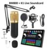 BM800 Condenser Microphone + K1 Live Soundcard IG Tiktok