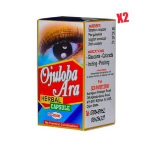 Ojuloba Ara Herbal Capsule For Glaucoma, Cataracts 2 Bottles