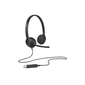 Logitech H340 USB Headset Noise-Canceling Microphone - Black