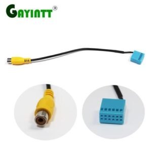 Gayintt Car Rear View Camera Adapter Cable Video Connection For Skoda Volkswagen Pq Mib Rca Line Car Acessories