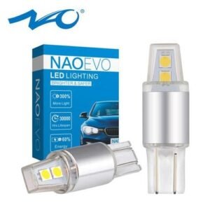 Nao T10 W5w Led 5w5 Drl Light 12v Auto 3030 d 194 168 Clearance Plate Lamp Orange 450lm Xenon Blue Amber Red Car Acessories