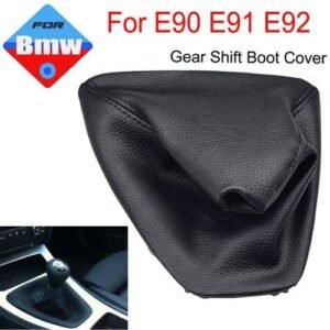 For Bmw E30 E36 E39 E46 E81 E82 E87 E88 E90 E91 E92 E93 Car Gear Shift Boot Leather Boot Collars With Frame Acessories