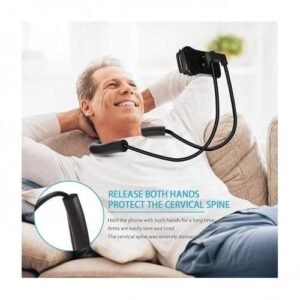 Lazy Neck Phone Holder,Cell Phone Stand For Bed Around Neck