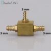 10pcs 3 Way Adaptor Copper Connectors Valve Air Water Valve Three Accept Valve Chair Unit Spare Part Acessories-10pcs