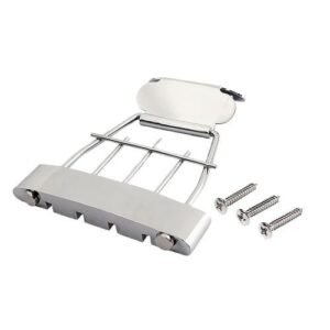 Semi Hollow Bass Trapeze Tailpiece Bridge For 4 String Bass Acessory