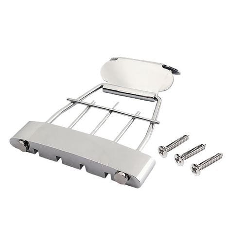 Semi Hollow Bass Trapeze Tailpiece Bridge For 4 String Bass Acessory