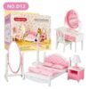 Forest Family Bedside Table 2022  Doll House Accessories Miniature Vanity Miniture Acessories Bedroom Furniture Miniatures