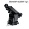 Creative Car Mobile Phone Holder Support 15W Wireless Fast Charging Holder In Car Cell Phone Holder Auto Acessories