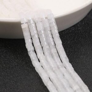 jade Natural  Rondelle Bead 4x2mm Turquoise Quartz Jasper Flat Round Disc Beads for Jewelry ing DIY let Acessories 15'