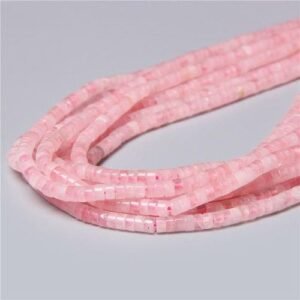 45 Rose Quartz Natural  Rondelle Bead 4x2mm Turquoises Quartz Jaspers Flat Round Disc Spacer Bead for Jewelry ing DIY let Acessory