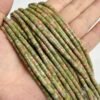 2 Unakite Natural  Rondelle Bead 4x2mm Turquoises Quartz Jaspers Flat Round Disc Spacer Bead for Jewelry ing DIY let Acessory