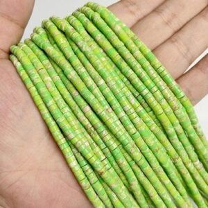 24 Imperial  Natural  Rondelle Bead 4x2mm Turquoises Quartz Jaspers Flat Round Disc Spacer Bead for Jewelry ing DIY let Acessory