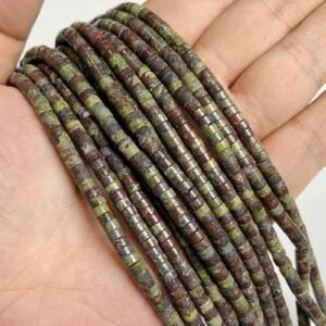 3 Dragon  Natural  Rondelle Bead 4x2mm Turquoises Quartz Jaspers Flat Round Disc Spacer Bead for Jewelry ing DIY let Acessory