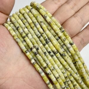 22 Turquoise Natural  Rondelle Bead 4x2mm Turquoises Quartz Jaspers Flat Round Disc Spacer Bead for Jewelry ing DIY let Acessory