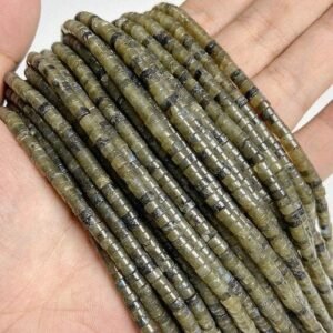 12 Labrite Natural  Rondelle Bead 4x2mm Turquoises Quartz Jaspers Flat Round Disc Spacer Bead for Jewelry ing DIY let Acessory