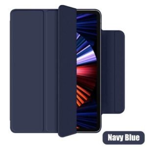 Magnetic Case For Ipad Air 4 2020 Mini 6 6th 5 Generation Case Funda For Ipad Pro 11 12.9 2021 10.9 8.3 Smart Cover Acessories(#Navy Blue)