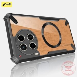 Nanu For Tecno Camon 30 4G /5G Magnetic Attraction Case Shockproof Transparent Back Acrylic Cover Soft Protection Phone Shell