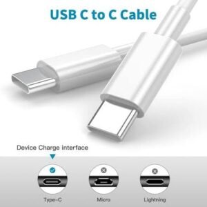 TYPE A1 USB-C Type-C To Type C Cable For Android, Samsung, MacBook