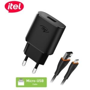 itel 5Watts Efficient Charger With Micro USB Cable