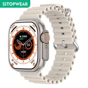 1.99-inch Smart Watch Bluetooth Wireless Kd99 Ultra Smart Watch Hryfine Smart Watch 8 Ultra Glucose Monitoring Smartwatch