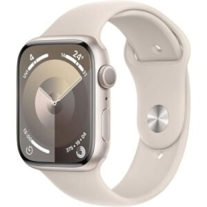Apple Watch Series 9 With Sport Band (GPS) 45mm - Starlight